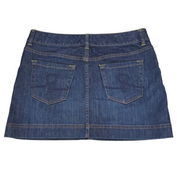Lilly Pulitzer Kent Women's Denim Mini Skirt In Indigo - Picture 6 of 6